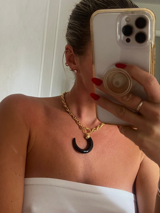 Vintage Style Tusk Necklace